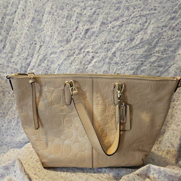 Coach Bleecker Leather Tote Bag - Picture 1 of 4